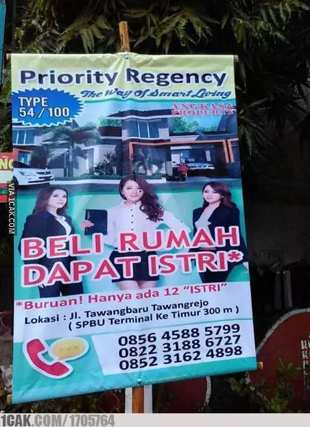 potret iklan jual rumah ini kocak berbagai sumber