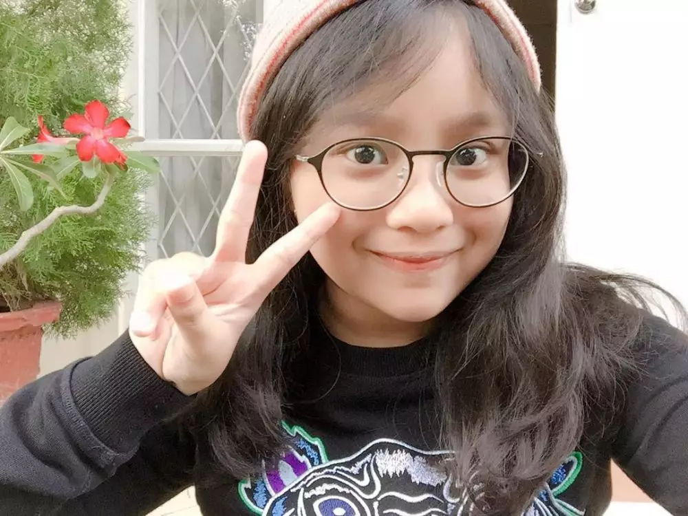 Potret imut Yara Instagram/@nadhiratyara  @ywpiano