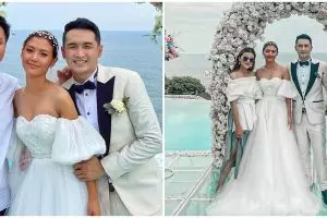 8 Momen pernikahan Gerald Yohanes 'Anak Langit' & Mezty Mez