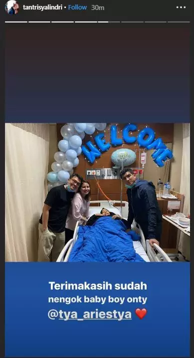 tantri melahirkan anak kedua © 2020 brilio.net