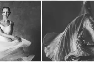 10 Cocoklogi penari balet dengan bunga ini bikin takjub