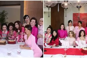 7 Potret kompak geng arisan Annisa Pohan, ada Farah Quinn