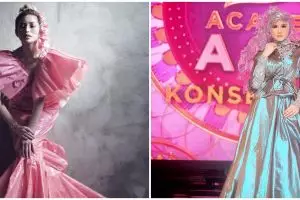 Penampilan 5 seleb kenakan busana dari plastik, nyentrik abis