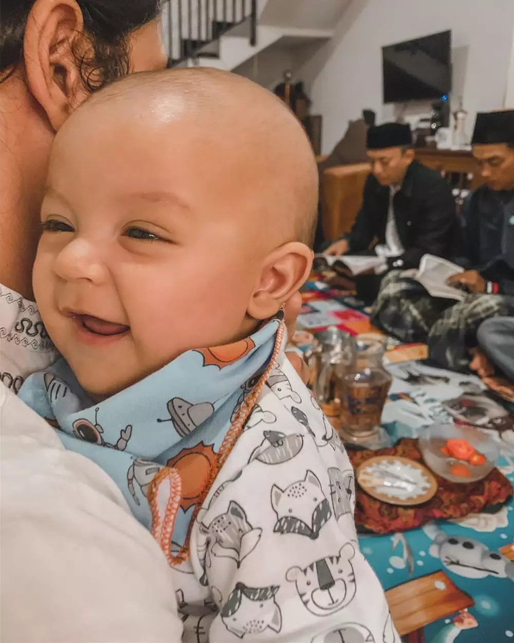 Momen akikah anak Kimbery Ryder Instagram/@kimbrlyryder