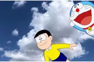 30 Kata-kata cinta Nobita dalam kartun Doraemon, menyentuh hati