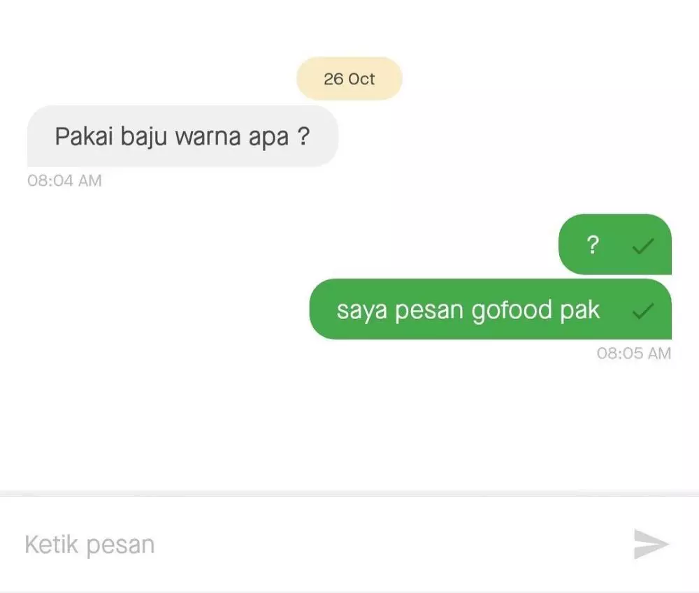 chat lucu driver dan pelanggan ojek online nggak nyambung © 2020 instagram.com chat lucu driver dan pelanggan ojek online nggak nyambung © 2020 instagram.com