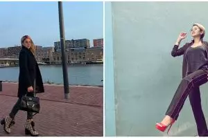 10 Koleksi sweter Nikita Mirzani, termurah Rp 4 jutaan