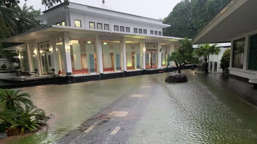 Istana Presiden sempat terendam banjir © 2020 berbagai sumber Istana Presiden sempat terendam banjir © 2020 berbagai sumber