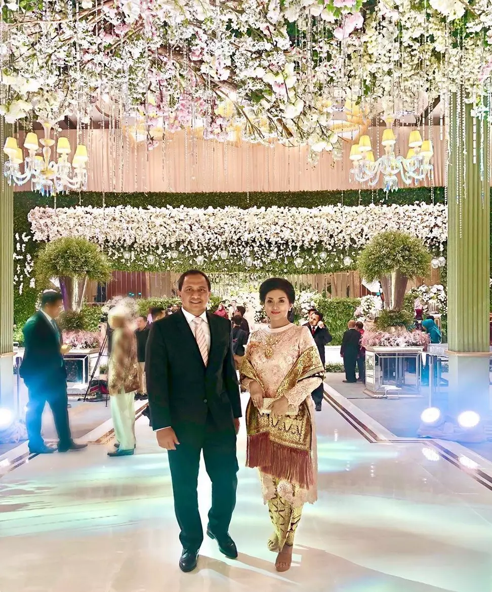 Gaya sanggul Bella Saphira  Instagram 