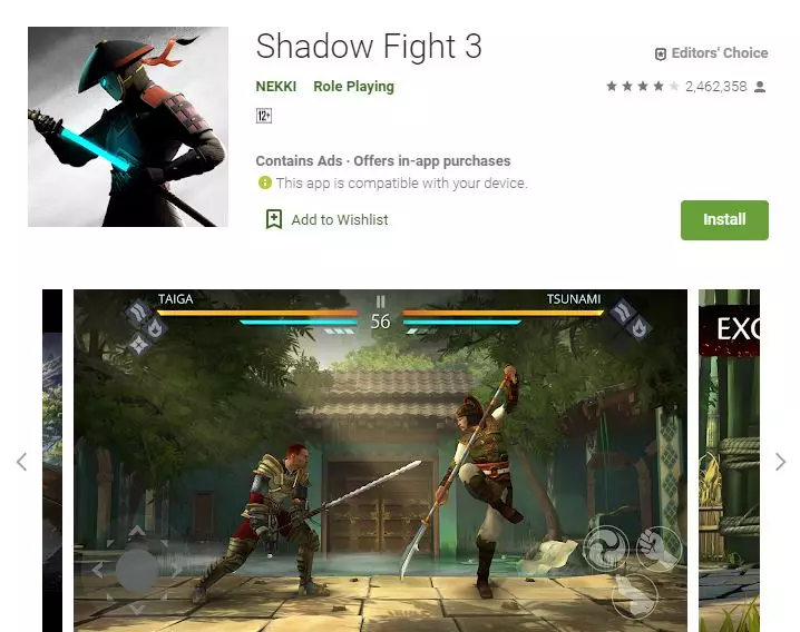 Rekomendasi 6 game untuk smartphone RAM 1 giga play.google.com