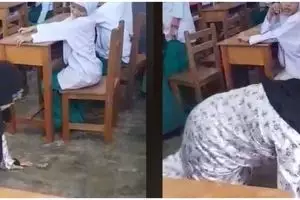 Tak terima anak dihukum, wali murid ini minta guru merangkak di kelas