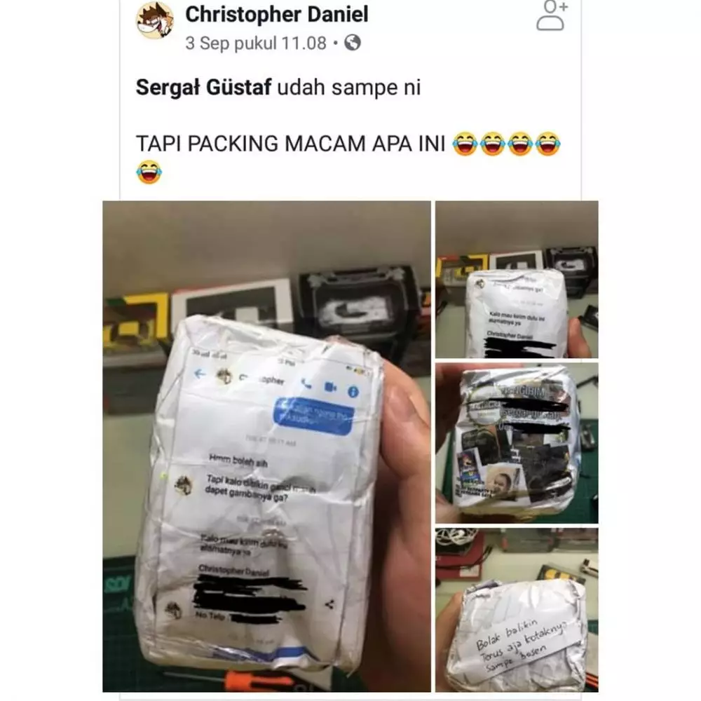 status FB lucu totalitas bekerja © 2020 instagram.com