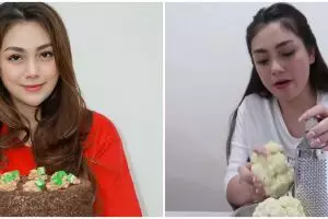 7 Penampakan dapur Celine Evangelista, bersih dan rapi