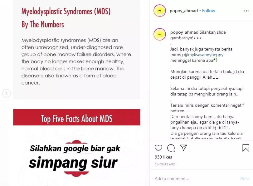 Selebgram Cece Mylisa meninggal dunia © 2020 berbagai sumber Selebgram Cece Mylisa meninggal dunia © 2020 berbagai sumber