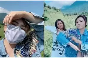 5 Momen Via Vallen kunjungi Ranu Manduro, sempat bikin TikTok