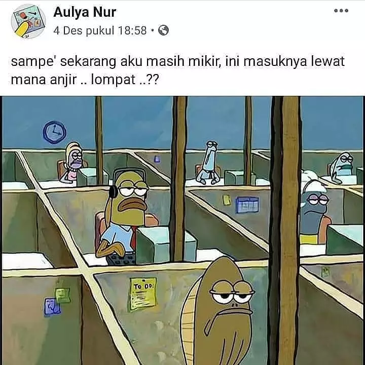 meme lucu pertanyaan sulit © 2020 instagram.com