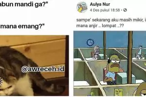 10 Meme lucu pertanyaan sulit ini bikin garuk kepala