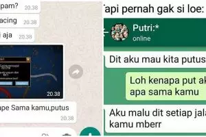 10 Chat WA lucu alasan putus ini bikin tepuk jidat