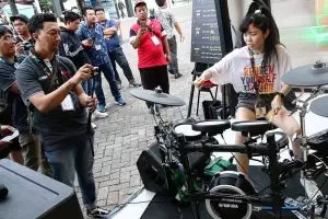 Senri Kawaguchi, drummer Jepang bikin 'panas' BNI Java Jazz 2020