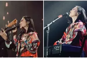 8 Aksi panggung Isyana Sarasvati dan suami, bikin penonton baper