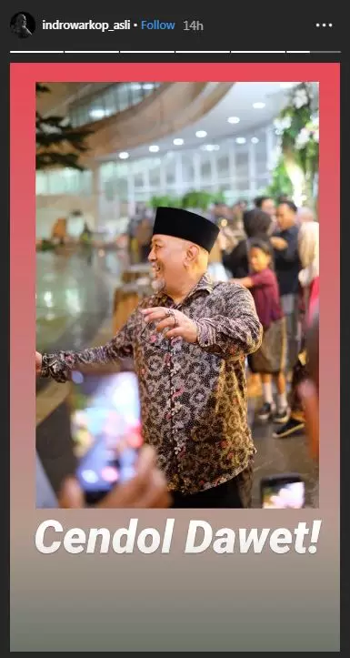 Indro hadiri nikahan anak Dono 'Warkop' berbagai sumber