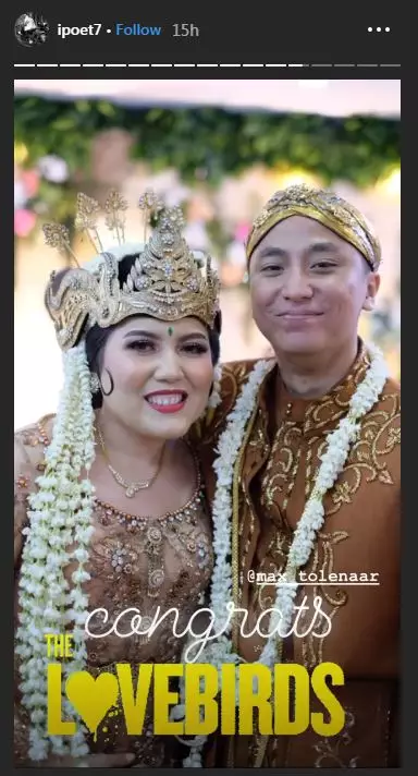 momen pernikahan Satrio dari lamaran hingga resepsi Instagram
