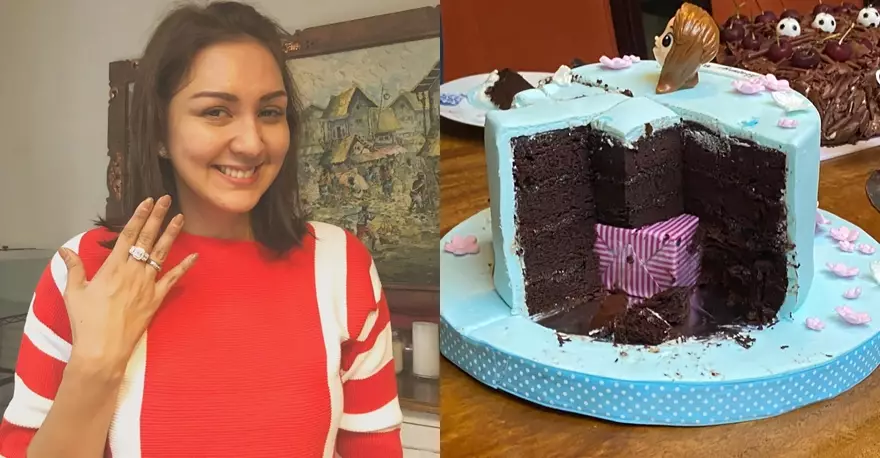 Seleb dapat kue ultah antimainstream dari pasangan Instagram 