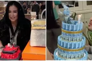 7 Seleb dapat kue ultah antimainstream dari pasangan, bentuknya unik