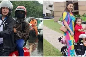 8 Momen Ruben Onsu & Sarwendah antar anak sekolah, jadi sorotan