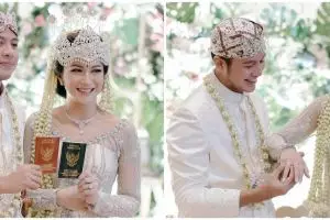 11 Potret pernikahan Dita Fakhrana & Ilham Prawira, meriah