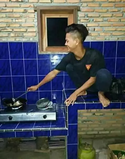 Aksi orang belajar masak ini hasilnya bikin geleng kepala Istimewa