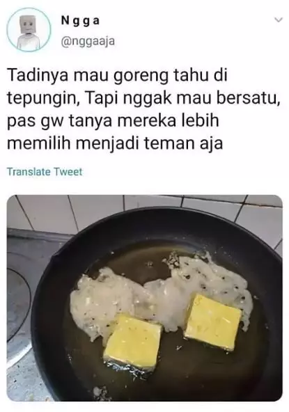 Aksi orang belajar masak ini hasilnya bikin geleng kepala Istimewa