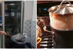 13 Aksi orang belajar masak ini hasilnya bikin geleng kepala