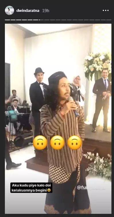 Aksi ambyar Mas Pur di pernikahan Rinjani  TOP Instagram Aksi ambyar Mas Pur di pernikahan Rinjani  TOP Instagram