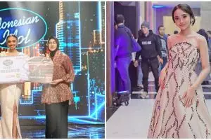 9 Pesona Lyodra juara Indonesian Idol 2020 pamer pundak, memesona