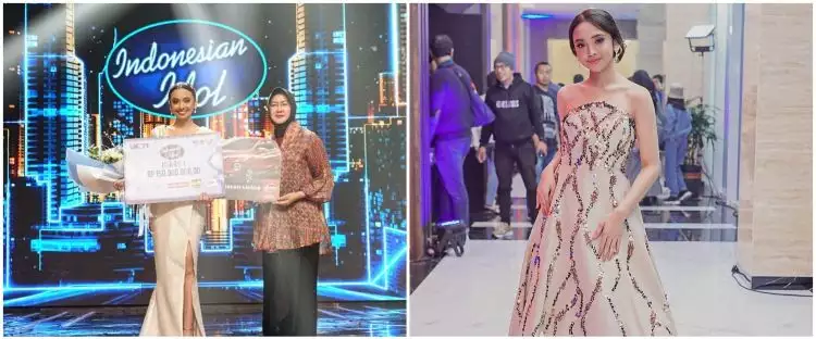 9 Pesona Lyodra juara Indonesian Idol 2020 pamer pundak, memesona