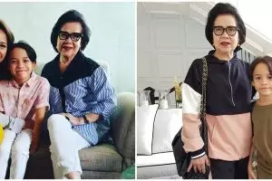 10 Potret kedekatan Emmy Muchlis ibu BCL & Noah Sinclair