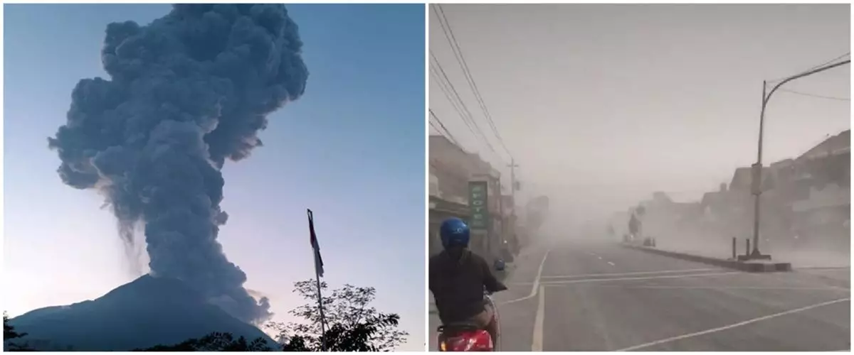 5 Potret suasana Gunung Merapi pascaerupsi 6000 meter