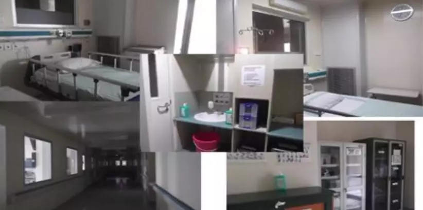 foto ruangan isolasi di RSPI © 2020 Website: rspi-suliantisaroso.com