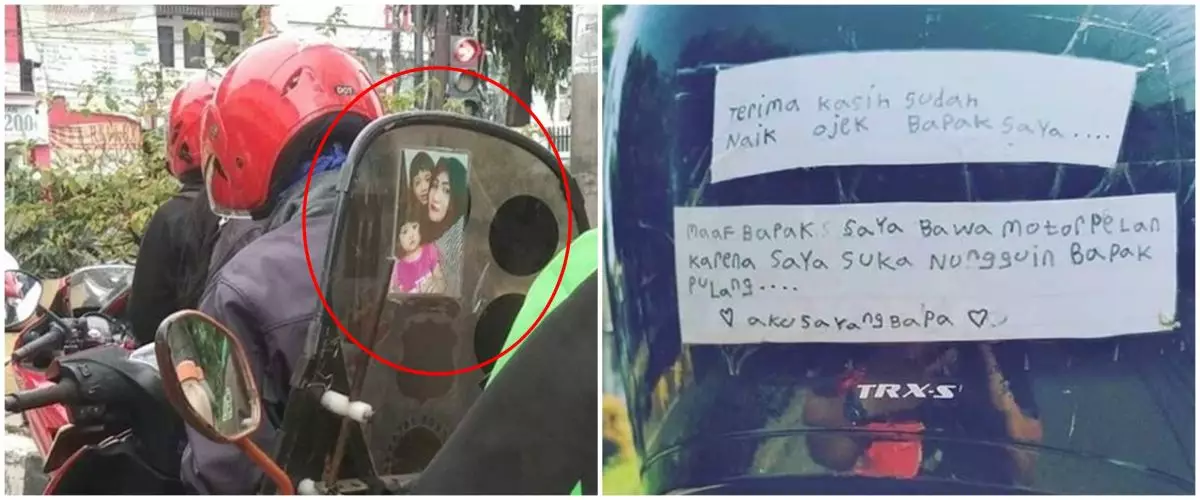 8 Potret driver ojek online ingat keluarga saat kerja, bikin baper