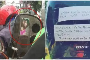 8 Potret driver ojek online ingat keluarga saat kerja, bikin baper