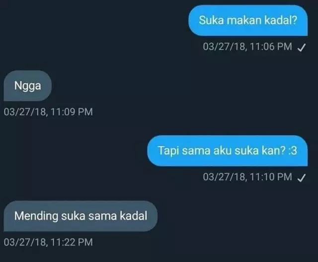 10 Chat udah ditolak dari awal PDKT Berbagai sumber