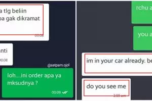 10 Chat serem pelanggan ojek online ini bikin driver bergidik