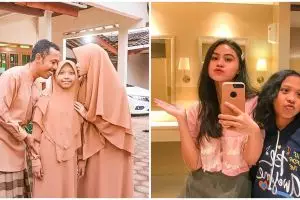 7 Potret kedekatan Dwinda dengan anak kandung Mas Pur, lengket