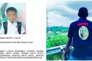 Anaknya hilang 10 bulan, pria ini pasang pengumuman di kaus