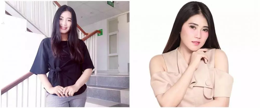 Beda gaya Via Vallen & Mella Rossa Instagram  Beda gaya Via Vallen & Mella Rossa Instagram