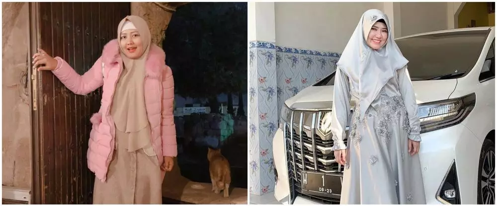 Beda gaya Via Vallen & Mella Rossa Instagram  Beda gaya Via Vallen & Mella Rossa Instagram