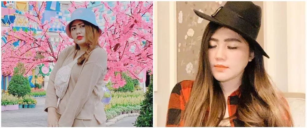 Beda gaya Via Vallen & Mella Rossa Instagram  Beda gaya Via Vallen & Mella Rossa Instagram