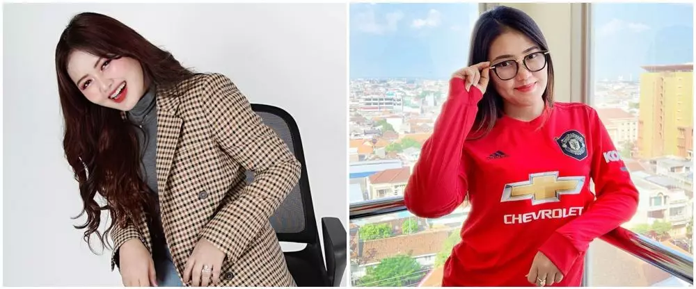 Beda gaya Via Vallen & Mella Rossa Instagram  Beda gaya Via Vallen & Mella Rossa Instagram