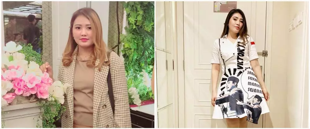 Beda gaya Via Vallen & Mella Rossa Instagram  Beda gaya Via Vallen & Mella Rossa Instagram